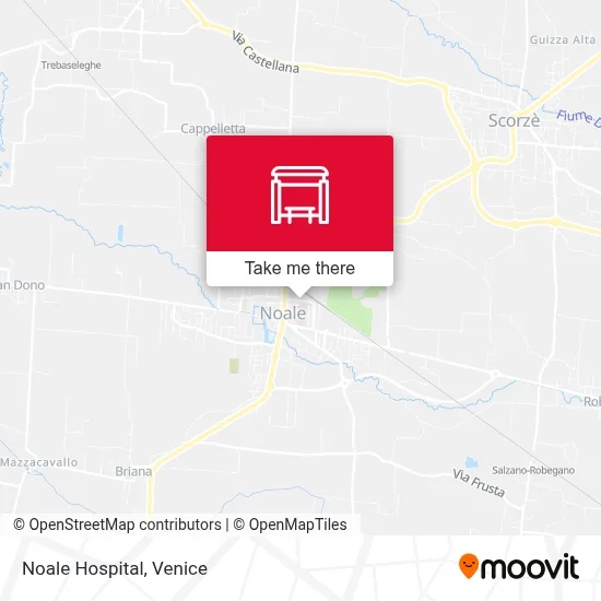 Noale Hospital map