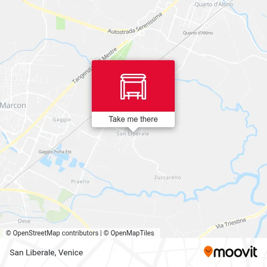 San Liberale map