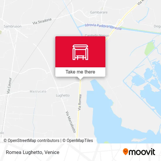 Romea Lughetto map