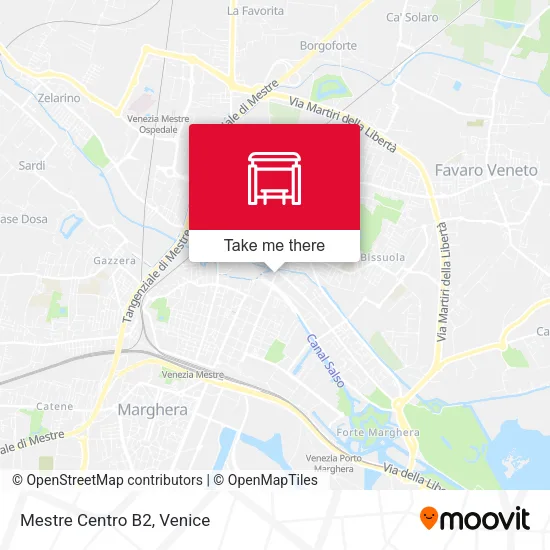 Mestre Centro B2 map