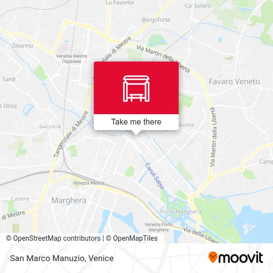 San Marco Manuzio map