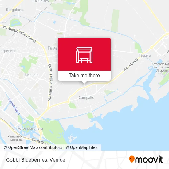 Gobbi Blueberries map