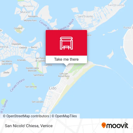 San Nicolo Church map