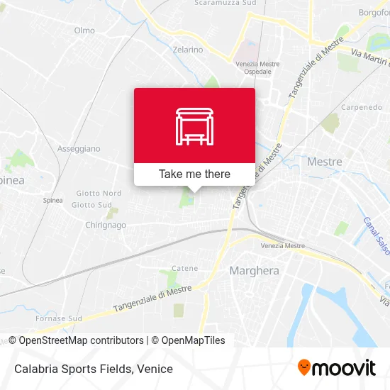Calabria Sports Fields map