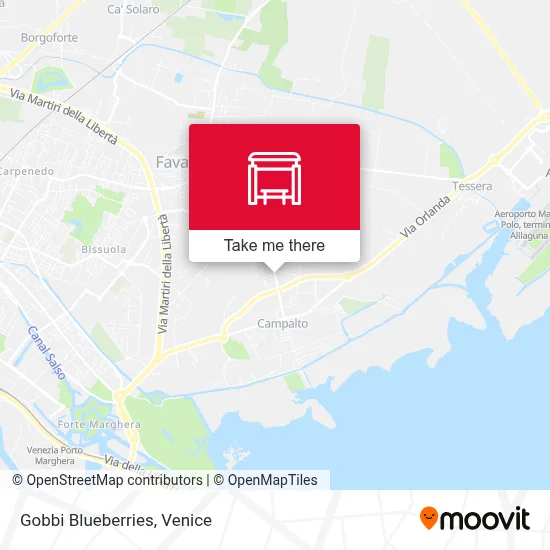 Gobbi Blueberries map