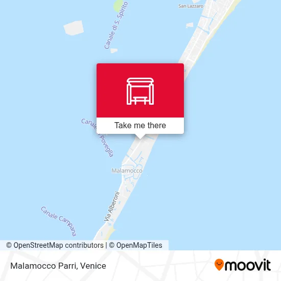 Malamocco Parri map