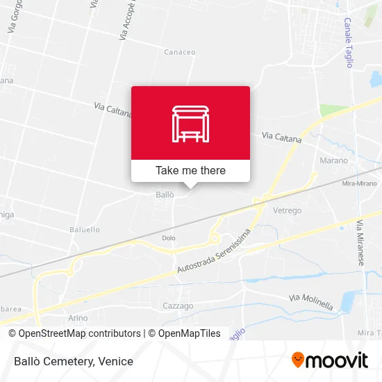 Ballò Cemetery map