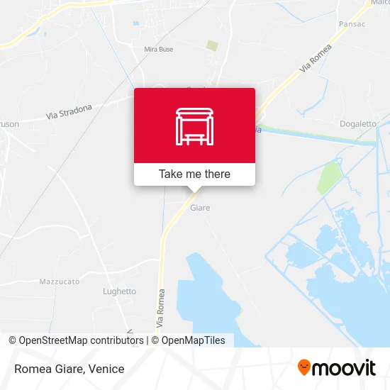 Romea Giare map