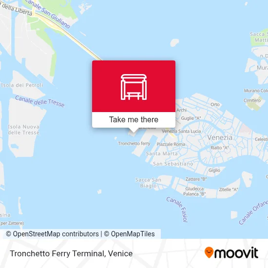Tronchetto Ferry Terminal map