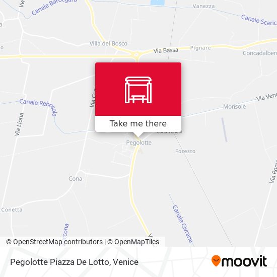 Pegolotte Piazza De Lotto map
