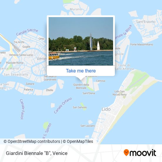 Giardini Biennale "B" map