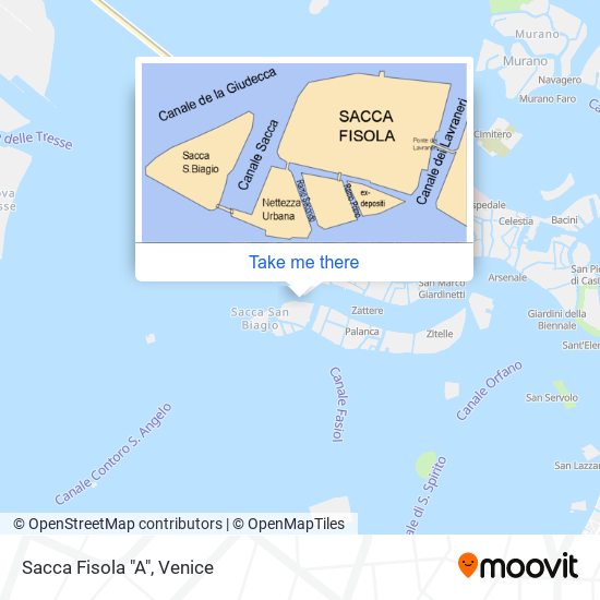 Sacca Fisola "A" map