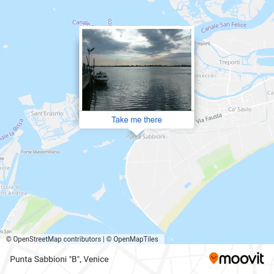 Punta Sabbioni B map