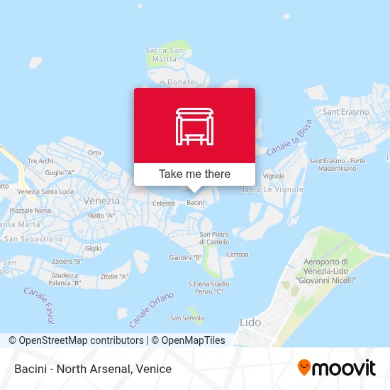 Bacini - North Arsenal map