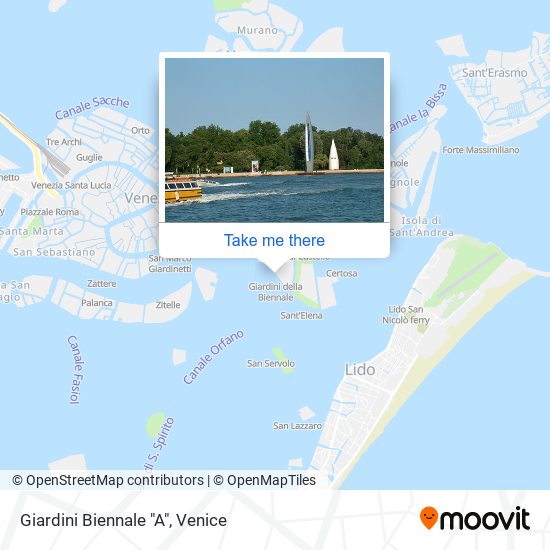 Giardini Biennale "A" map