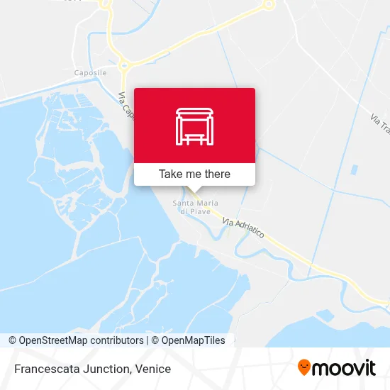 Francescata Junction map