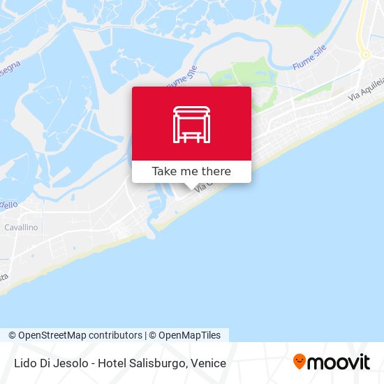 Lido Di Jesolo - Hotel Salisburgo map