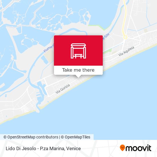 Lido Di Jesolo - P.za Marina map