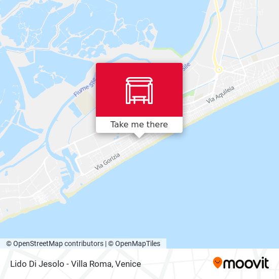 Lido Di Jesolo - Villa Roma map