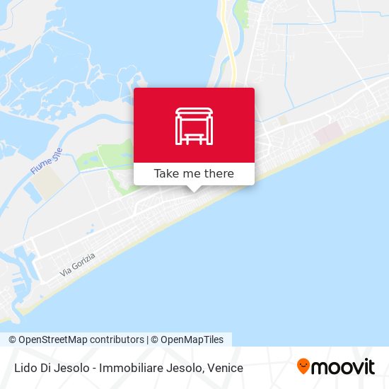 Lido Di Jesolo - Immobiliare Jesolo map