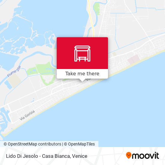 Lido Di Jesolo - Casa Bianca map