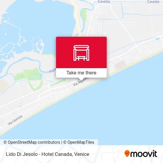 Lido Di Jesolo - Hotel Canada map