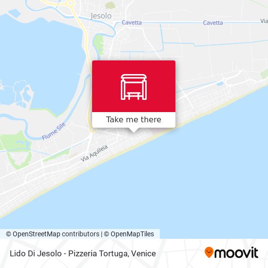 Lido Di Jesolo - Pizzeria Tortuga map