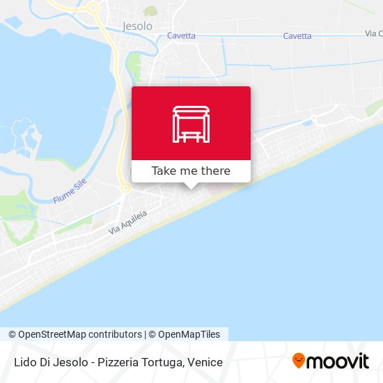 Lido Di Jesolo - Pizzeria Tortuga map