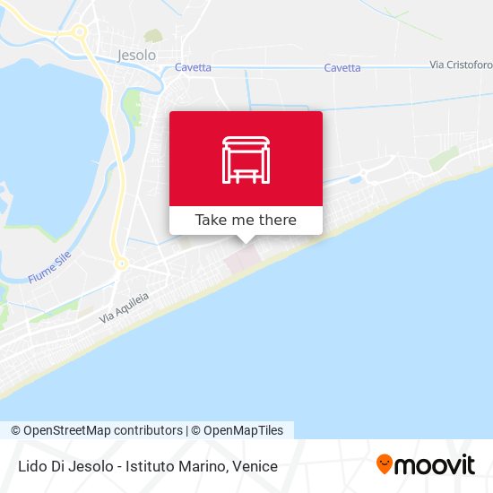 Lido Di Jesolo - Istituto Marino map