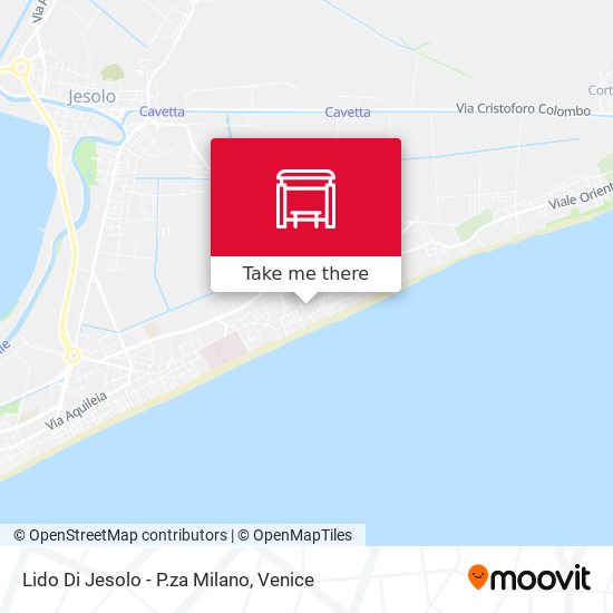 Lido Di Jesolo - P.za Milano map