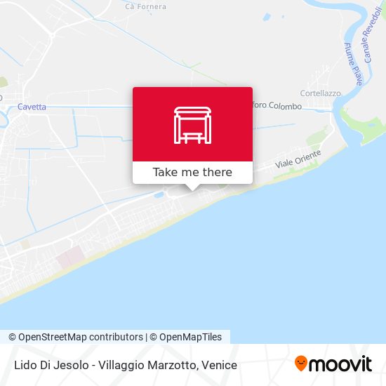 Lido Di Jesolo - Villaggio Marzotto map