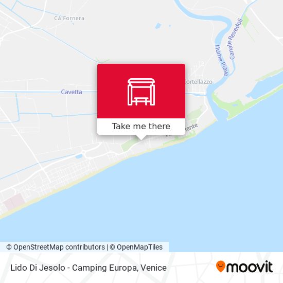 Lido Di Jesolo - Camping Europa map