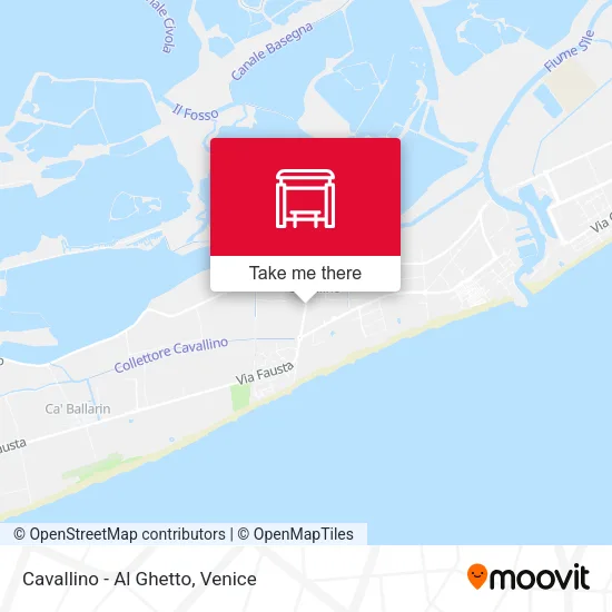 Cavallino - Al Ghetto map