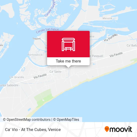 Ca' Vio - At The Cubes map
