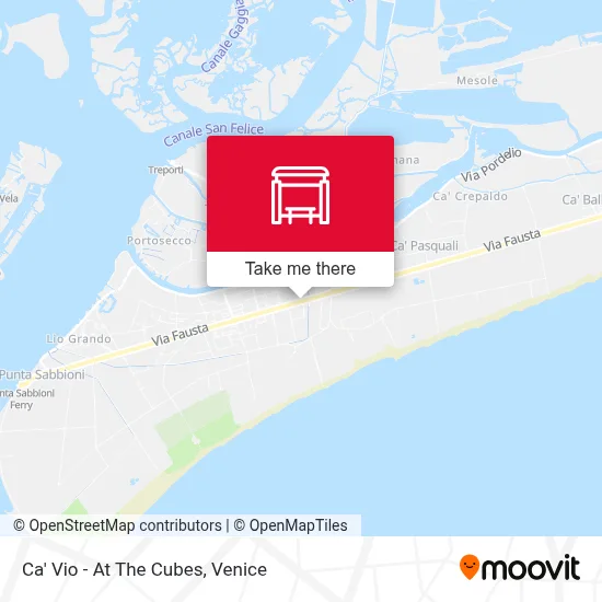 Ca' Vio - At The Cubes map