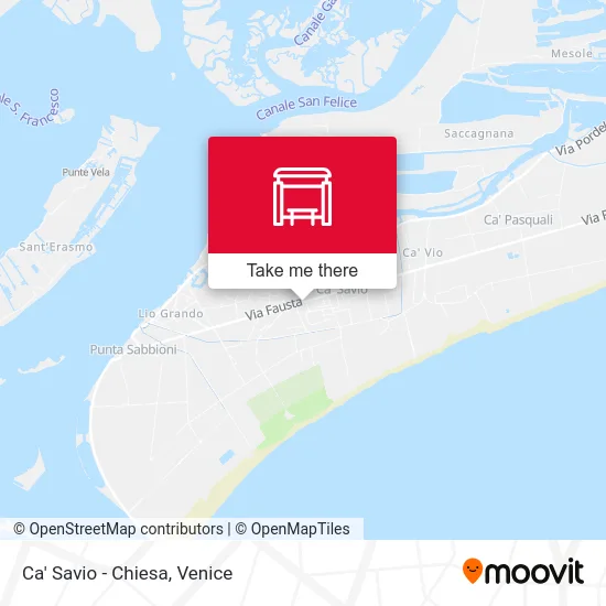 Ca' Savio - Chiesa map