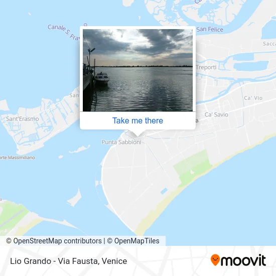 Lio Grando - Via Fausta map