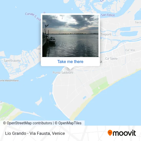 Lio Grando - Via Fausta map