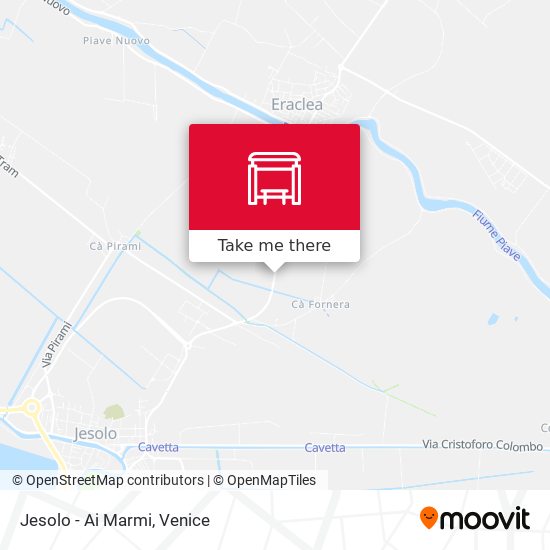 Jesolo - Ai Marmi map