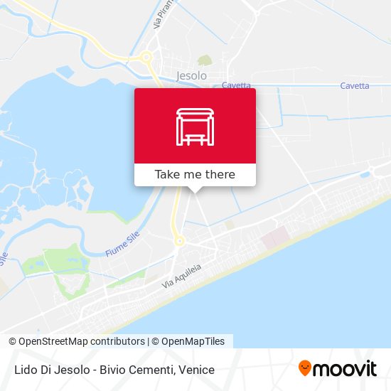 Lido Di Jesolo - Bivio Cementi map