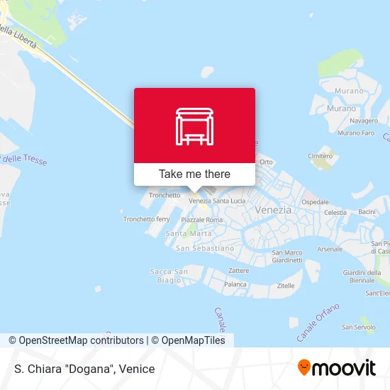 St. Chiara "Customs" map