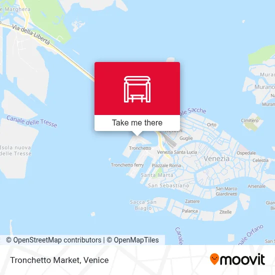 Tronchetto Market map