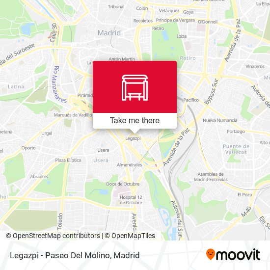 Legazpi - Paseo Del Molino map