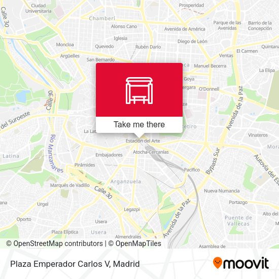 Plaza Emperador Carlos V map