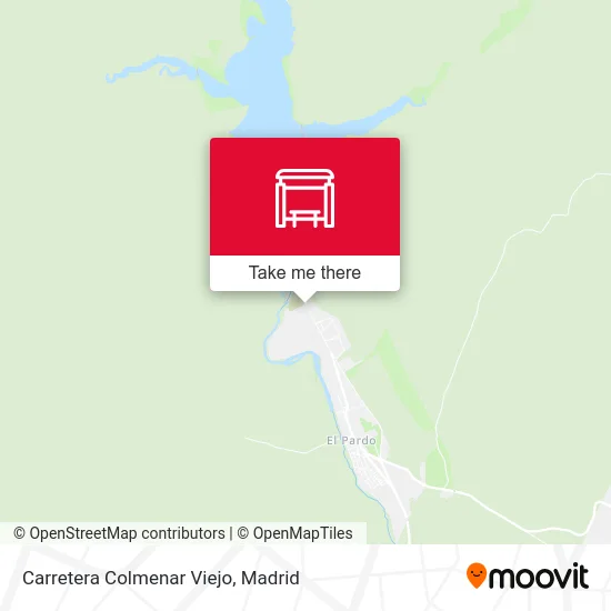 Carretera Colmenar Viejo map