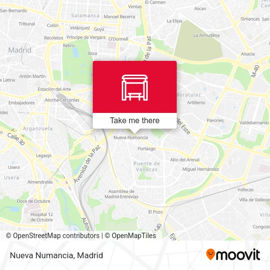 Nueva Numancia map