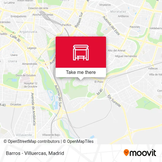 Barros - Villuercas map