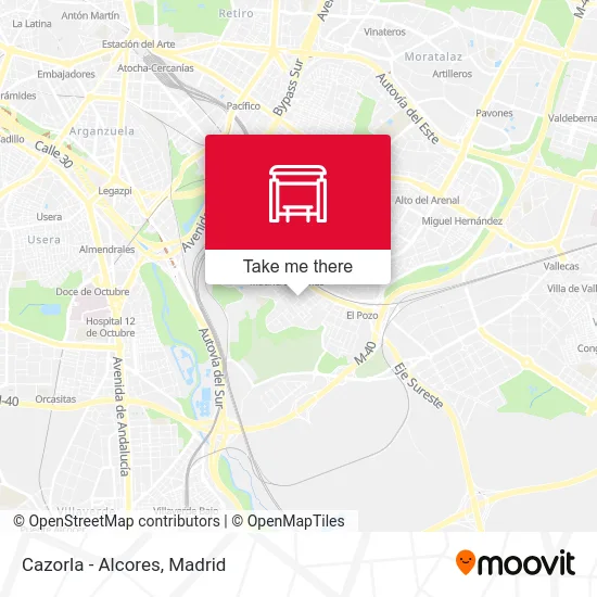 Cazorla - Alcores map