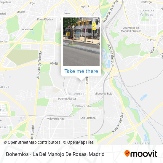 Bohemios - La Del Manojo De Rosas map