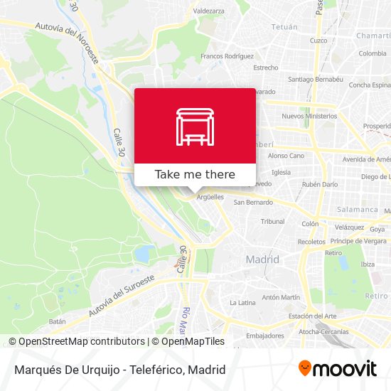 Marqués De Urquijo - Teleférico map